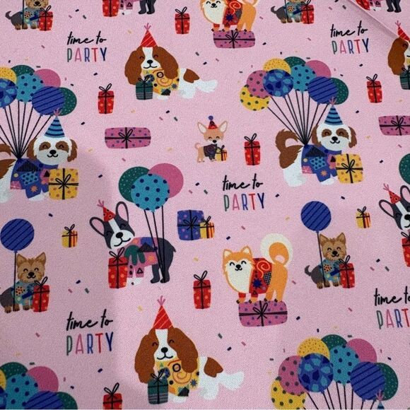 2 FOR $10 Pink Dog Birthday Bandana Time to Party - Picture 2 of 7